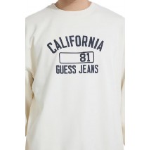 GUESS JEANS CN SLIM CALIFORNIA ΦΟΥΤΕΡ ΑΝΔΡΙΚΟ OFF WHITE