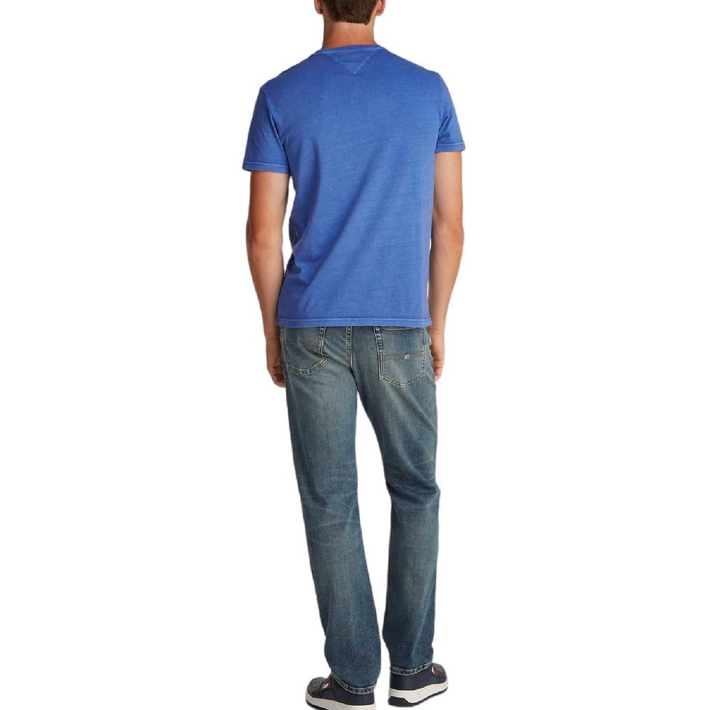 TOMMY JEANS SLIM WASHED POCKET TEE T-SHIRT ΜΠΛΟΥΖΑ ΑΝΔΡΙΚΗ BLUE