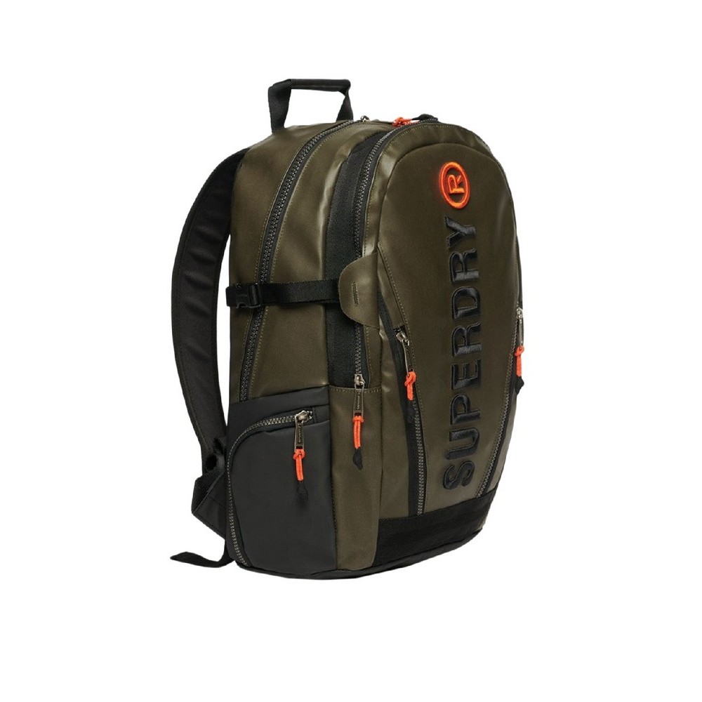 SUPERDRY D1 SDNA TARP EMB RUCKSACK ΤΣΑΝΤΑ ΑΝΔΡΙΚΗ GREEN