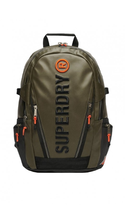 SUPERDRY D1 SDNA TARP EMB RUCKSACK ΤΣΑΝΤΑ ΑΝΔΡΙΚΗ GREEN