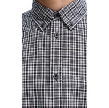 TOMMY JEANS REG POPLIN PATTERN SHIRT ΠΟΥΚΑΜΙΣΟ ΑΝΔΡΙΚΟ WASHED BLACK