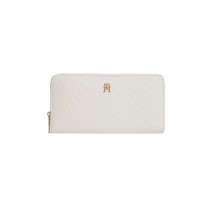 TOMMY HILFIGER ICON LRG ZA MONO ΠΟΡΤΟΦΟΛΙ ΓΥΝΑΙΚΕΙΟ NATURAL