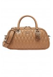 GUESS VALLA SMALL SATCHEL ΤΣΑΝΤΑ ΓΥΝΑΙΚΕΙΑ BEIGE