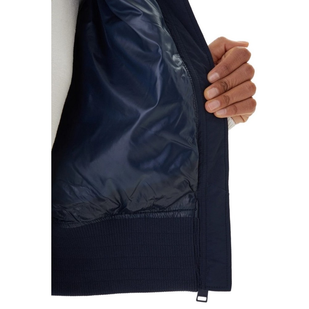 TOMMY JEANS HIGH NECK FLAG VEST ΓΙΛΕΚΟ ΜΠΟΥΦΑΝ ΓΥΝΑΙΚΕΙΟ DARK NAVY