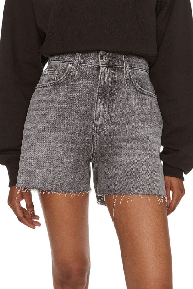 CALVIN KLEIN JEANS MOM SHORT ΣΟΡΤΣ ΓΥΝΑΙΚΕΙΟ GREY