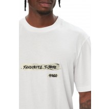 HUGO BOSS NAXTER JERSEY T-SHIRT ΜΠΛΟΥΖΑ ΑΝΔΡΙΚΗ WHITE