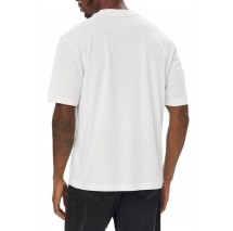 HUGO BOSS NAXTER JERSEY T-SHIRT ΜΠΛΟΥΖΑ ΑΝΔΡΙΚΗ WHITE