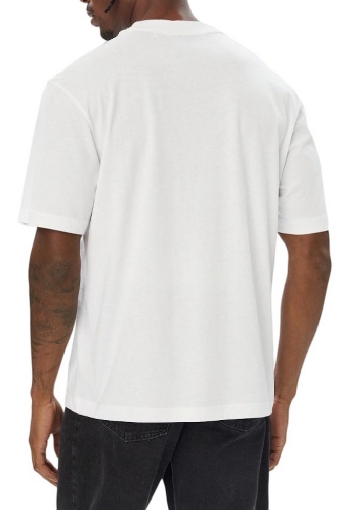 HUGO BOSS NAXTER JERSEY T-SHIRT ΜΠΛΟΥΖΑ ΑΝΔΡΙΚΗ WHITE