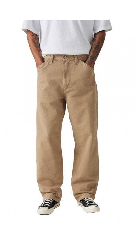 LEVIS 568 LOOSE STRT CARPENTER ΤΖΙΝ ΠΑΝΤΕΛΟΝΙ ΑΝΔΡΙΚΟ BEIGE