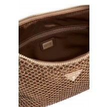 GUESS ZALINA TOP ZIP SHOULDER BAG ΤΣΑΝΤΑ ΓΥΝΑΙΚΕΙΑ PEWTER