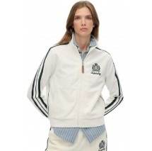 SUPERDRY D3 SDSW COUNTRY CLUB TRACK TOP ΦΟΥΤΕΡ ΖΑΚΕΤΑ ΓΥΝΑΙΚΕΙΑ OFF WHITE