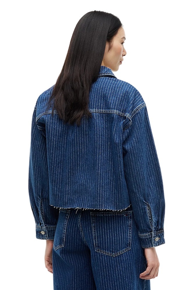 TOMMY JEANS STRIPE SHIRT DJ6055 ΠΟΥΚΑΜΙΣΟ ΤΖΙΝ ΓΥΝΑΙΚΕΙΟ DENIM DARK