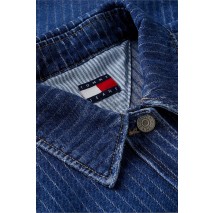 TOMMY JEANS STRIPE SHIRT DJ6055 ΠΟΥΚΑΜΙΣΟ ΤΖΙΝ ΓΥΝΑΙΚΕΙΟ DENIM DARK