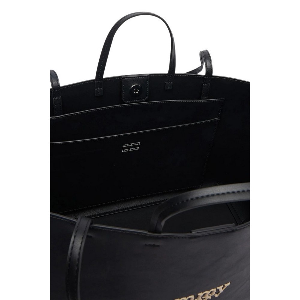 TOMMY JEANS MUST TOTE ΤΣΑΝΤΑ ΓΥΝΑΙΚΕΙΑ BLACK