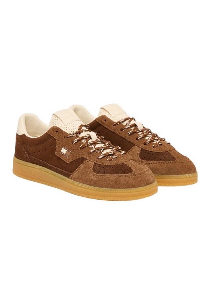 TOMMY JEANS THE GREENWICH EDGE SUEDE ΠΑΠΟΥΤΣΙ ΓΥΝΑΙΚΕΙΟ BROWN