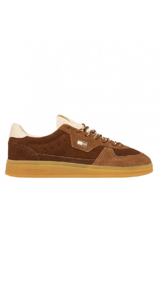 TOMMY JEANS THE GREENWICH EDGE SUEDE ΠΑΠΟΥΤΣΙ ΓΥΝΑΙΚΕΙΟ BROWN
