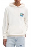TOMMY JEANS  REG DNA FLAG PLAY HOODIE EXT ΦΟΥΤΕΡ ΜΠΛΟΥΖΑ ΑΝΔΡΙΚΗ OFF WHITE