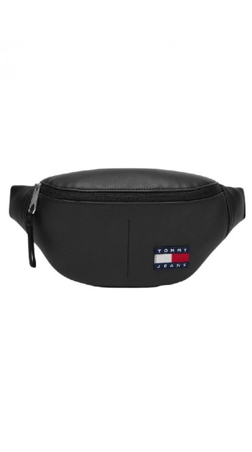 TOMMY JEANS ESS DAILY PU BUMBAG ΤΣΑΝΤΑ ΑΝΔΡΙΚΗ BLACK