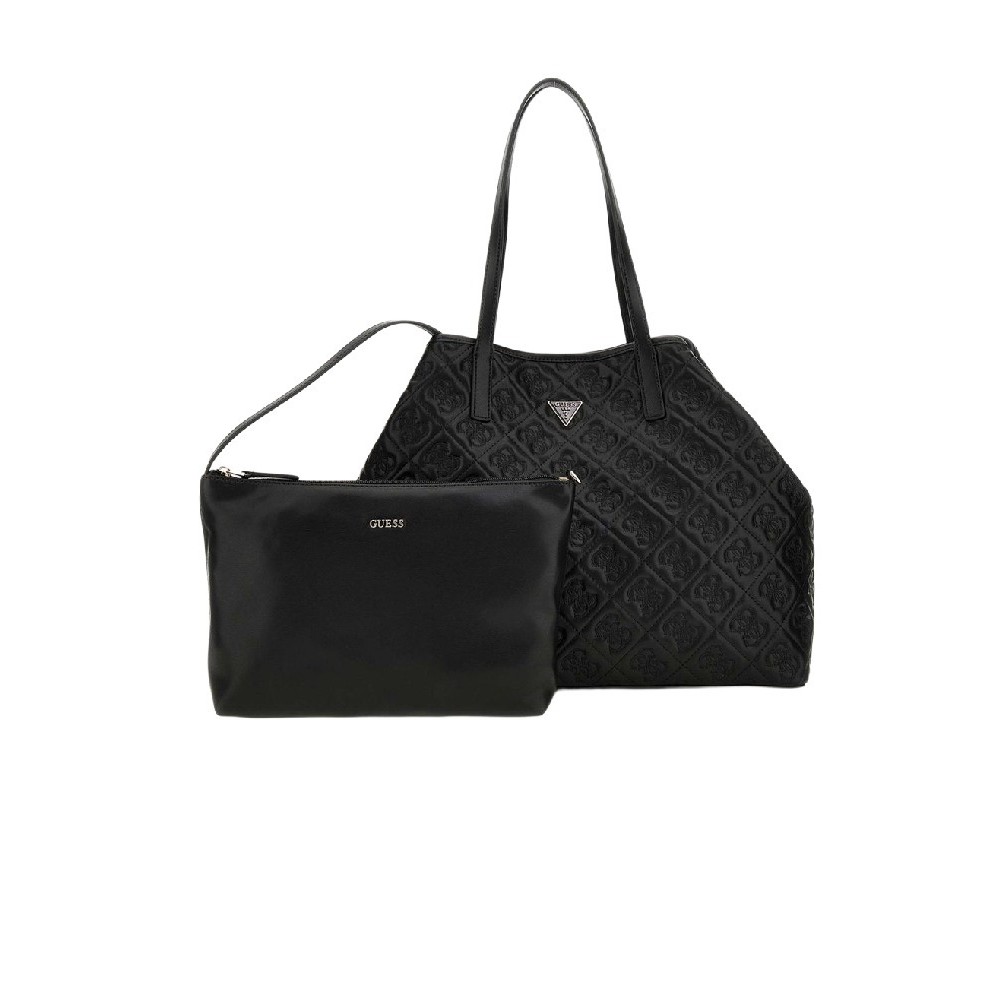 GUESS ADELASIA LARGE 2 IN 1 TOTE ΤΣΑΝΤΑ ΓΥΝΑΙΚΕΙΑ BLACK