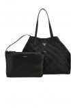 GUESS ADELASIA LARGE 2 IN 1 TOTE ΤΣΑΝΤΑ ΓΥΝΑΙΚΕΙΑ BLACK