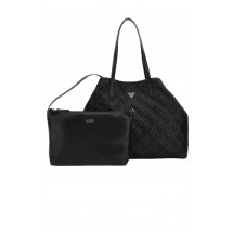 GUESS ADELASIA LARGE 2 IN 1 TOTE ΤΣΑΝΤΑ ΓΥΝΑΙΚΕΙΑ BLACK