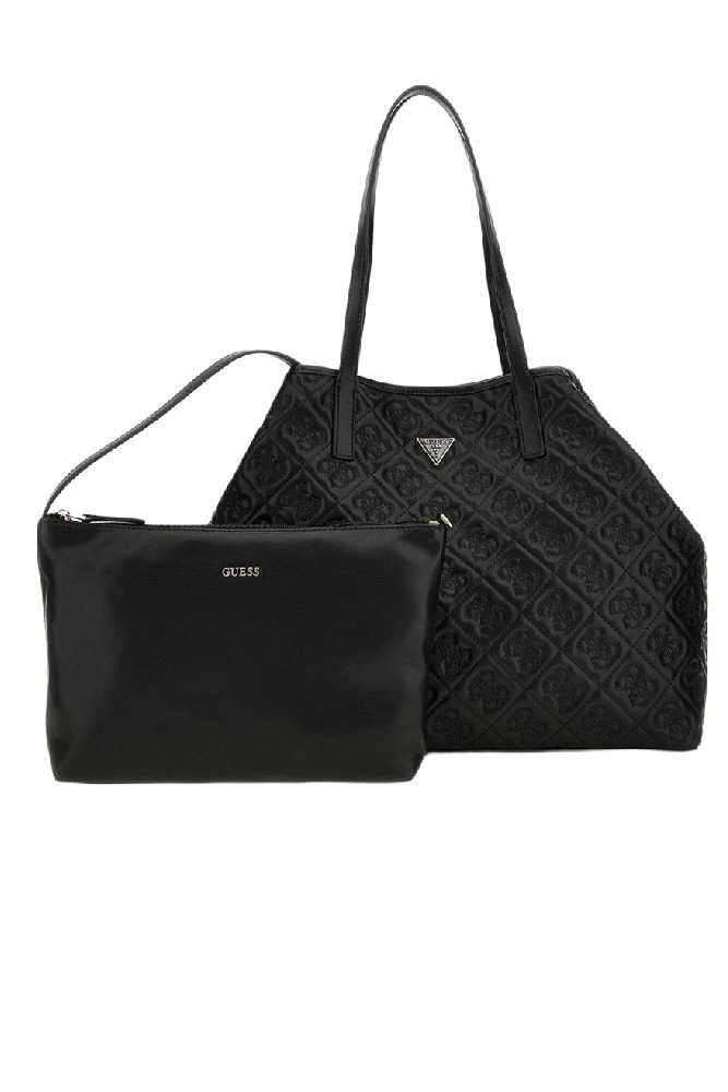GUESS ADELASIA LARGE 2 IN 1 TOTE ΤΣΑΝΤΑ ΓΥΝΑΙΚΕΙΑ BLACK