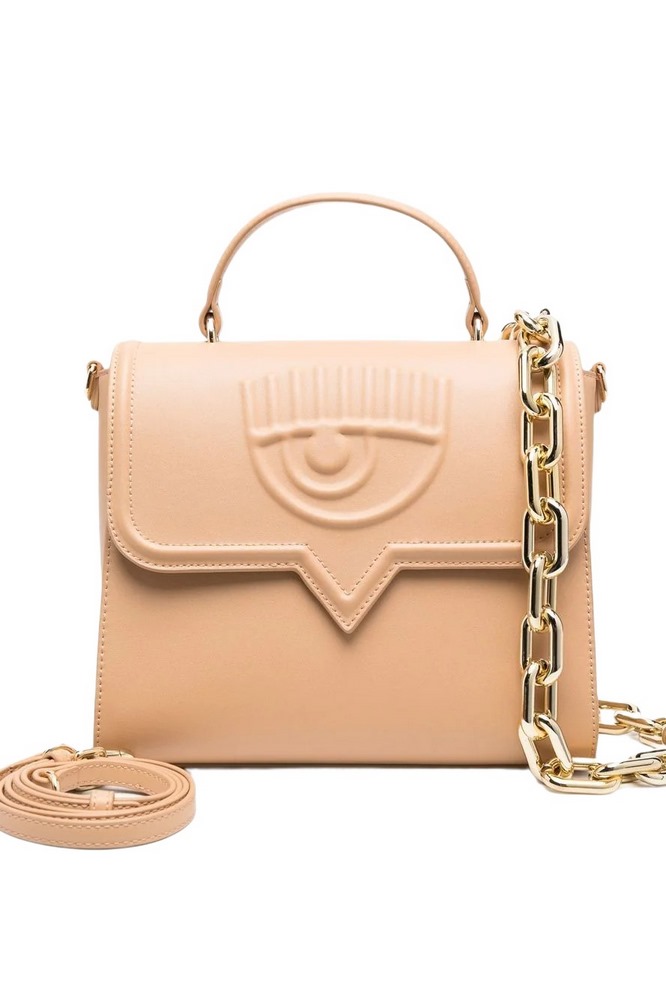 CHIARA FERRAGNI RANGE A-EYELIKE BAGS SMOOTH CALF ΤΣΑΝΤΑ ΓΥΝΑΙΚΕΙΟ BEIGE