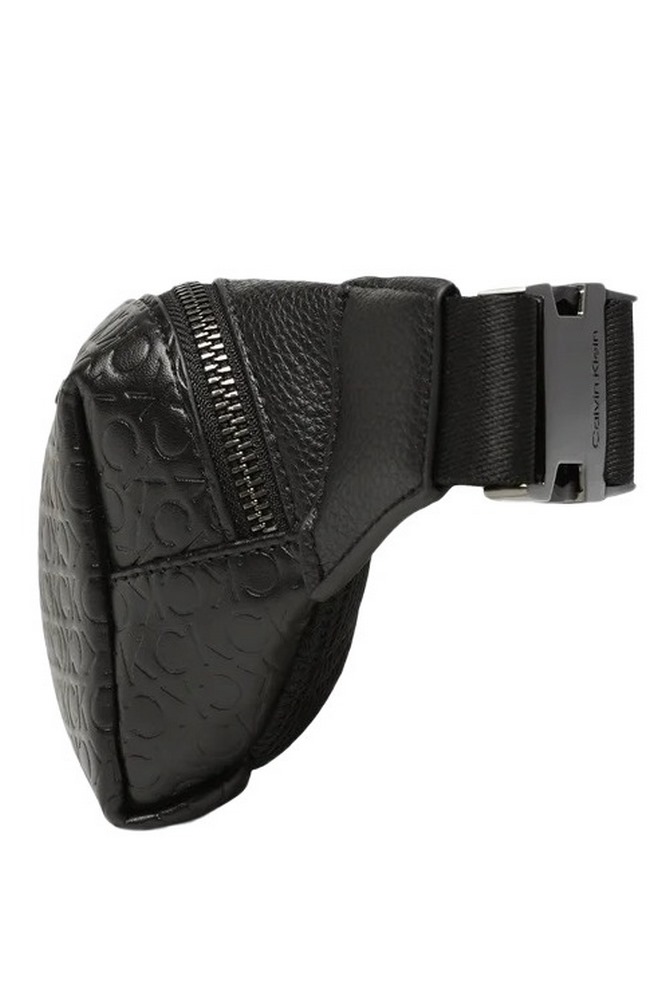 CALVIN KLEIN JEANS CK MUST MONO BLOCK WAISTBAG ΤΣΑΝΤΑ ΑΝΔΡΙΚΗ BLACK