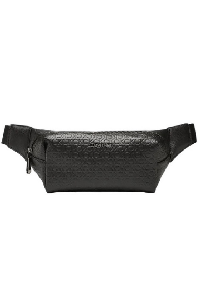 CALVIN KLEIN JEANS CK MUST MONO BLOCK WAISTBAG ΤΣΑΝΤΑ ΑΝΔΡΙΚΗ BLACK