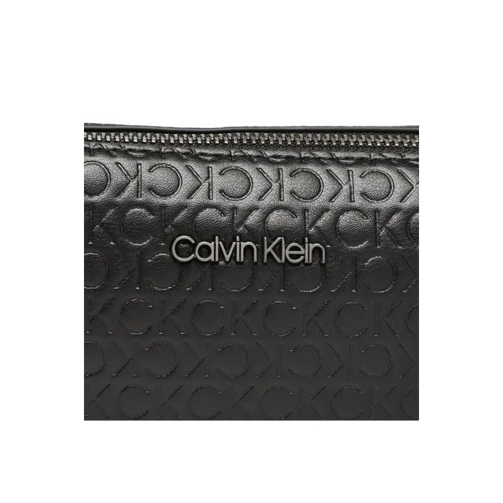 CALVIN KLEIN JEANS CK MUST MONO BLOCK WAISTBAG ΤΣΑΝΤΑ ΑΝΔΡΙΚΗ BLACK