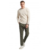 SUPERDRY TEXTURED CREW KNIT JUMPER ΜΠΛΟΥΖΑ ΠΛΕΚΤΗ ΑΝΔΡΙΚΗ ECRU