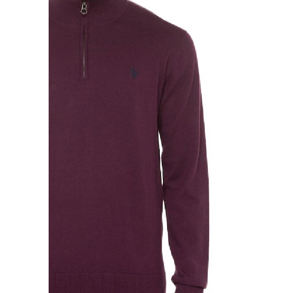 U.S POLO ASSN KIRK ΜΠΛΟΥΖΑ ΑΝΔΡΙΚΗ AUBERGINE