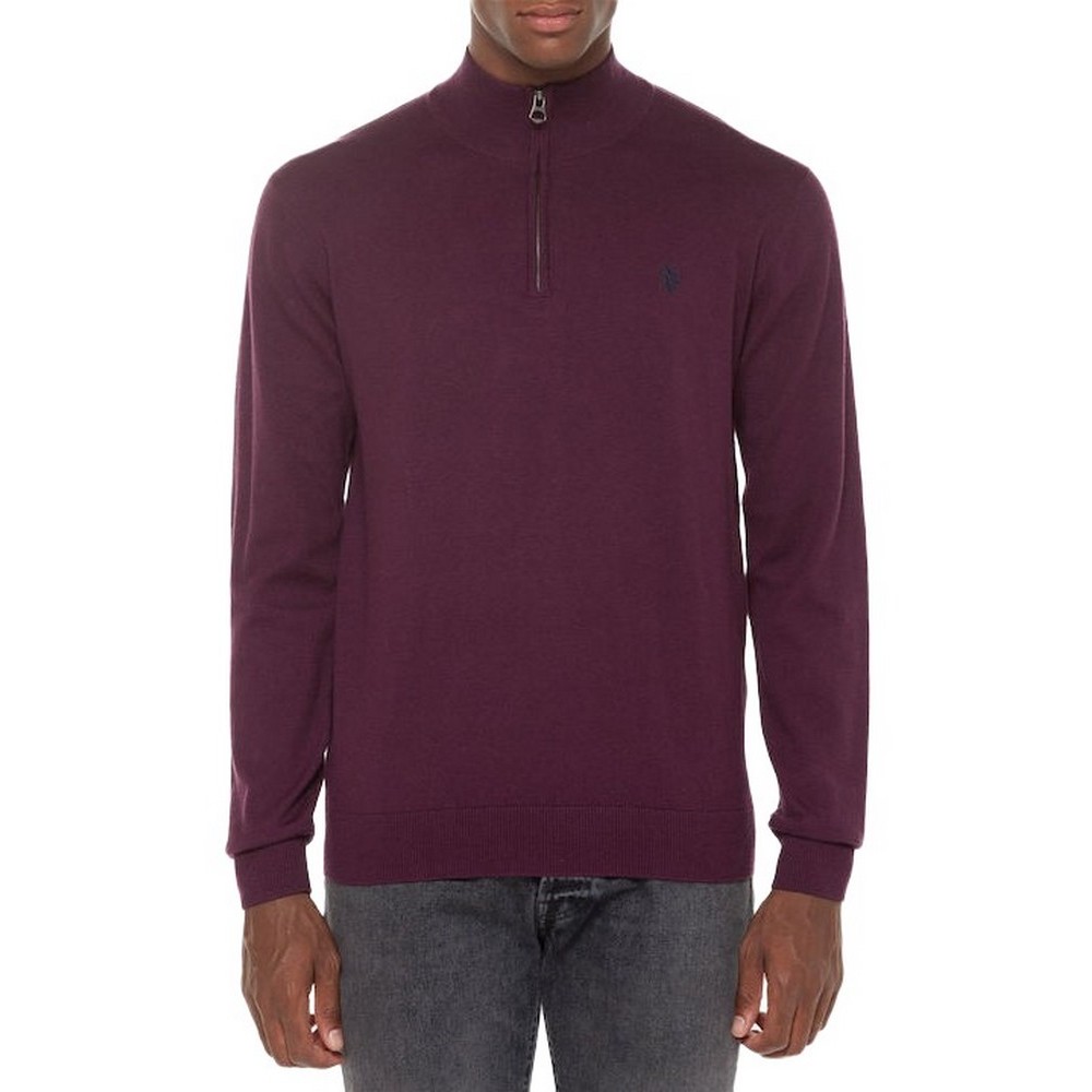 U.S POLO ASSN KIRK ΜΠΛΟΥΖΑ ΑΝΔΡΙΚΗ AUBERGINE