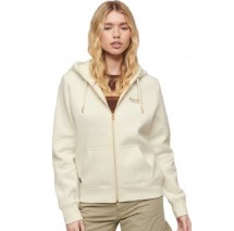 SUPERDRY ESSENTIAL LOGO ZIP HOODIE ΖΑΚΕΤΑ ΦΟΥΤΕΡ ΓΥΝΑΙΚΕΙΑ OFF WHITE