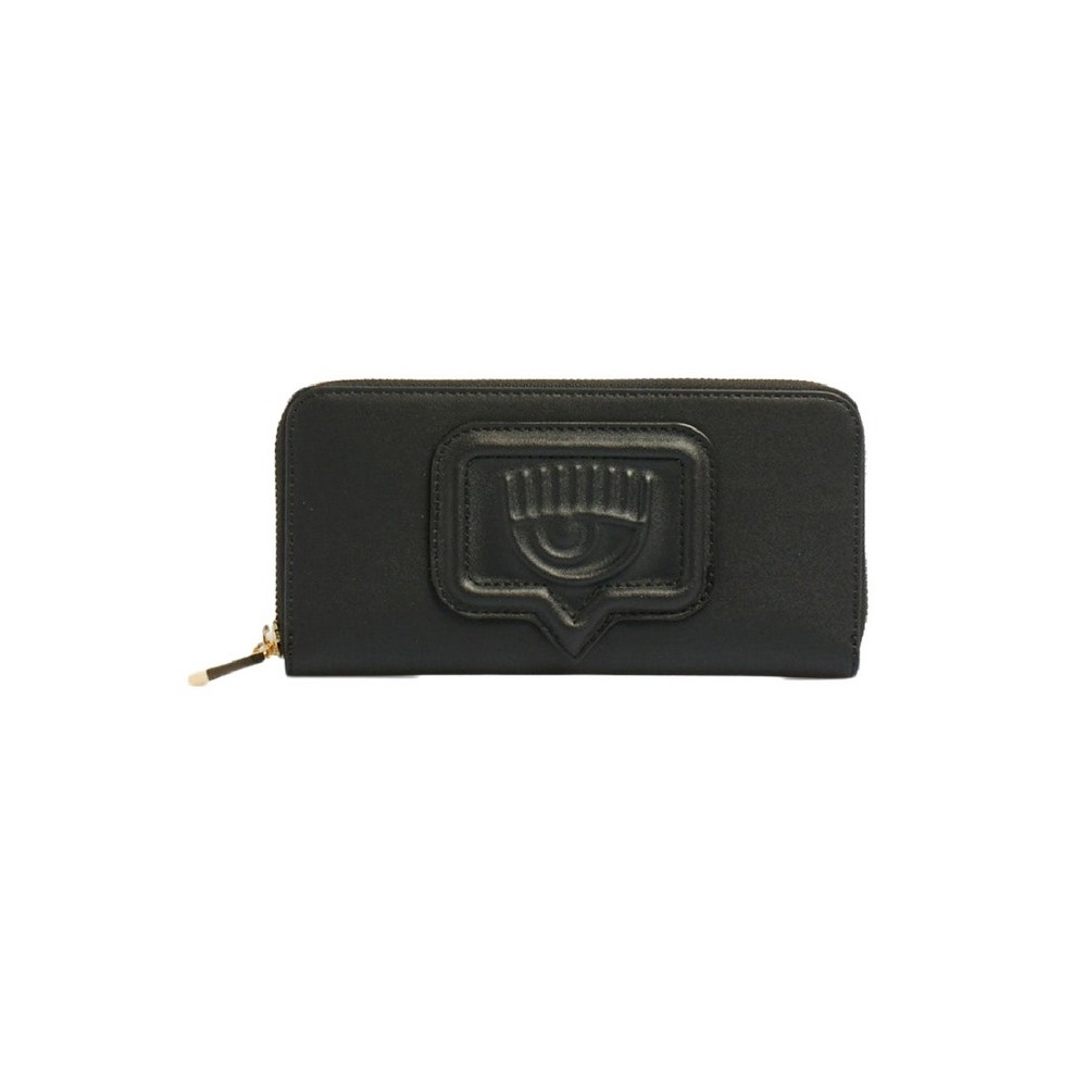 CHIARA FERRAGNI RANGE A - EYELIKE BAGS ΠΟΡΤΟΦΟΛΙ ΓΥΝΑΙΚΕΙΟ BLACK