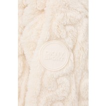 DKNY CABLE SHERPA FULL ZIP JACKET ΜΠΟΥΦΑΝ ΓΥΝΑΙΚΕΙΟ OFF WHITE