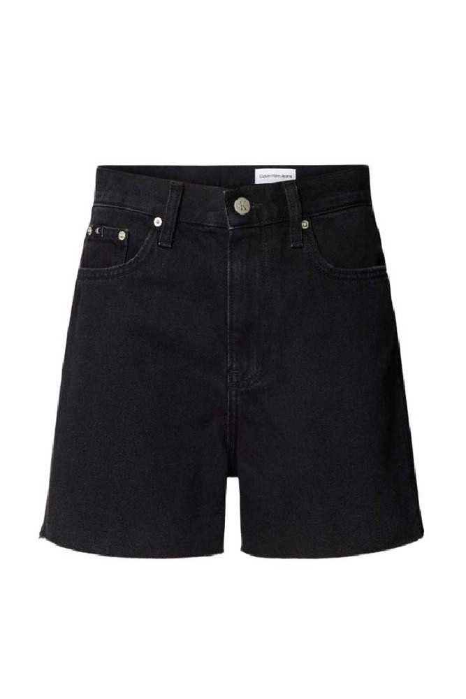 CALVIN KLEIN JEANS MOM SHORT ΣΟΡΤΣ ΓΥΝΑΙΚΕΙΟ BLACK DENIM