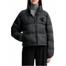 TOMMY JEANS GRAPHIC LOGO PUFFER JACKET ΜΠΟΥΦΑΝ ΓΥΝΑΙΚΕΙΟ BLACK
