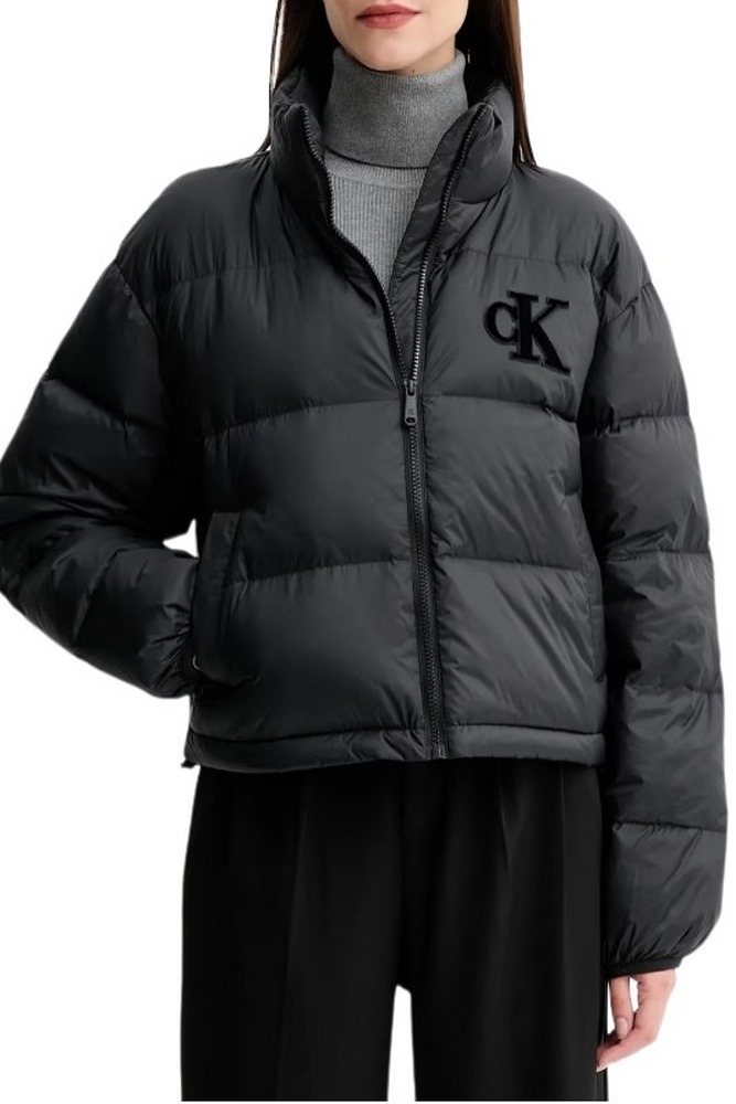 TOMMY JEANS GRAPHIC LOGO PUFFER JACKET ΜΠΟΥΦΑΝ ΓΥΝΑΙΚΕΙΟ BLACK