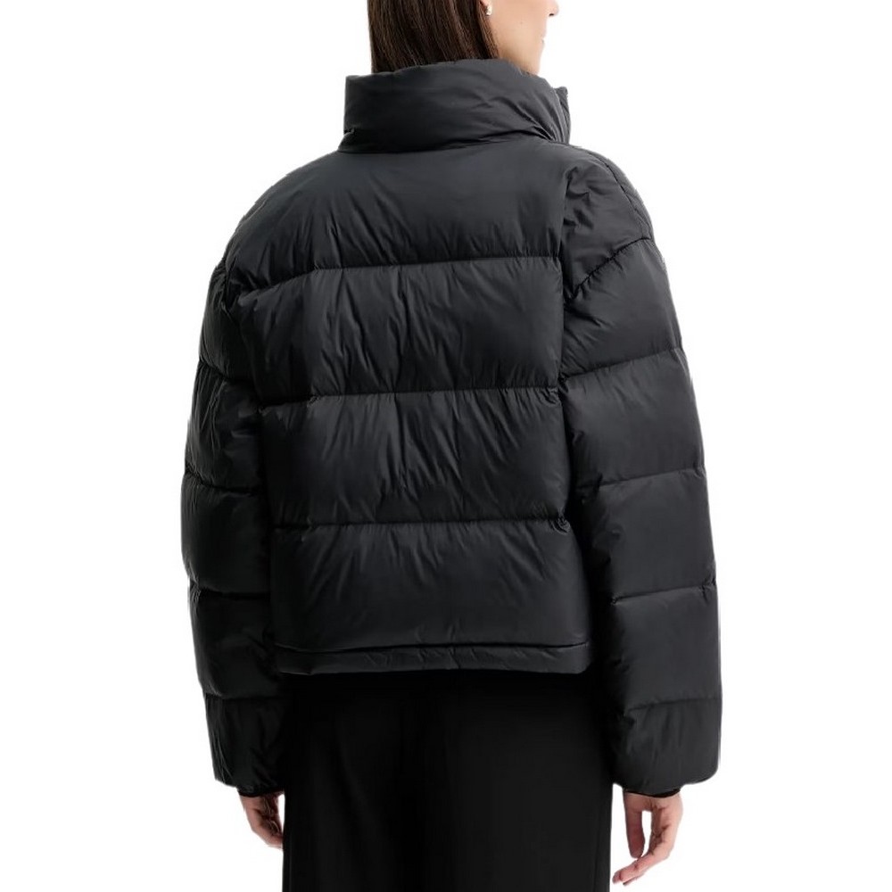 TOMMY JEANS GRAPHIC LOGO PUFFER JACKET ΜΠΟΥΦΑΝ ΓΥΝΑΙΚΕΙΟ BLACK