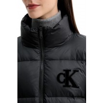 TOMMY JEANS GRAPHIC LOGO PUFFER JACKET ΜΠΟΥΦΑΝ ΓΥΝΑΙΚΕΙΟ BLACK