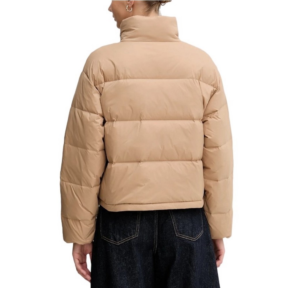 TOMMY JEANS GRAPHIC LOGO PUFFER JACKET ΜΠΟΥΦΑΝ ΓΥΝΑΙΚΕΙΟ BEIGE