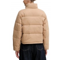 TOMMY JEANS GRAPHIC LOGO PUFFER JACKET ΜΠΟΥΦΑΝ ΓΥΝΑΙΚΕΙΟ BEIGE