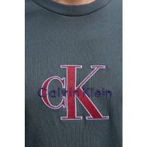 CALVIN KLEIN JEANS 16S TRICOLOR MONOLOGO GRAPHIC T-SHIRT ΜΠΛΟΥΖΑ ΑΝΔΡΙΚΗ NIGHT BLUE