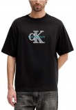 CALVIN KLEIN JEANS 16S TRICOLOR MONOLOGO GRAPHIC T-SHIRT ΜΠΛΟΥΖΑ ΑΝΔΡΙΚΗ BLACK