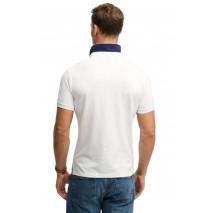 SUPERDRY D2 PIQUE MONOGRAM POLO T-SHIRT ΜΠΛΟΥΖΑ ΑΝΔΡΙΚΗ NAVY/WHITE