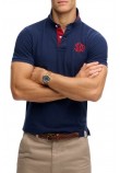 SUPERDRY D2 PIQUE MONOGRAM POLO T-SHIRT ΜΠΛΟΥΖΑ ΑΝΔΡΙΚΗ NAVY
