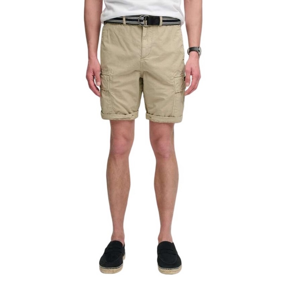 SUPERDRY D3 OVIN RIPSTOP LIGHT CARGO SHORT ΒΕΡΜΟΥΔΑ ΑΝΔΡΙΚΗ LIGHT BEIGE