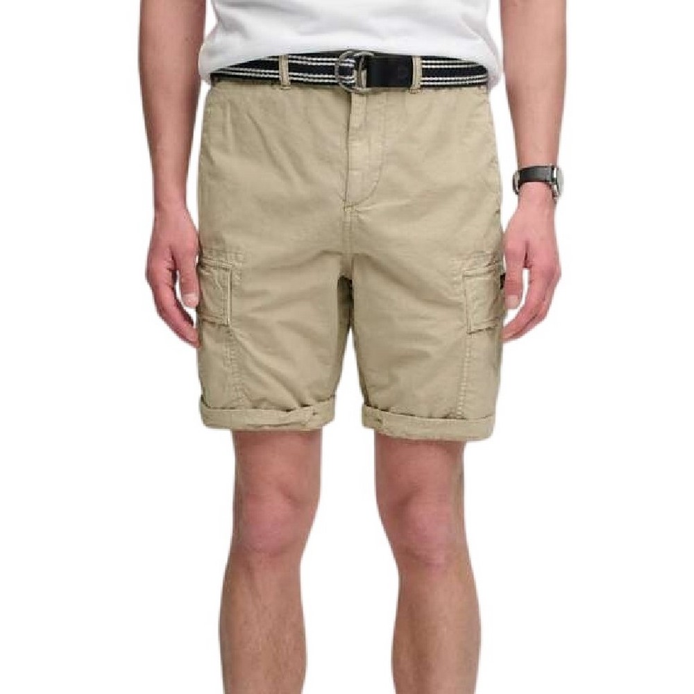 SUPERDRY D3 OVIN RIPSTOP LIGHT CARGO SHORT ΒΕΡΜΟΥΔΑ ΑΝΔΡΙΚΗ LIGHT BEIGE