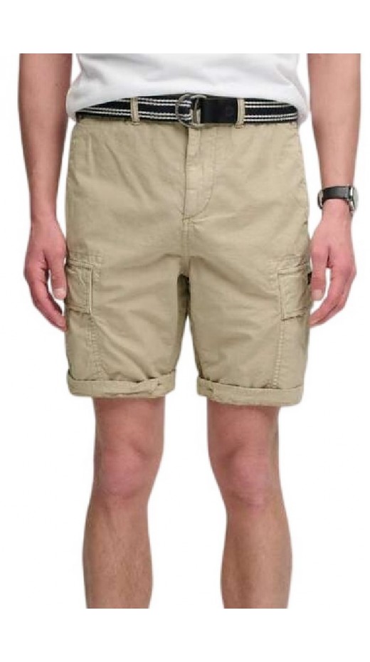 SUPERDRY D3 OVIN RIPSTOP LIGHT CARGO SHORT ΒΕΡΜΟΥΔΑ ΑΝΔΡΙΚΗ LIGHT BEIGE
